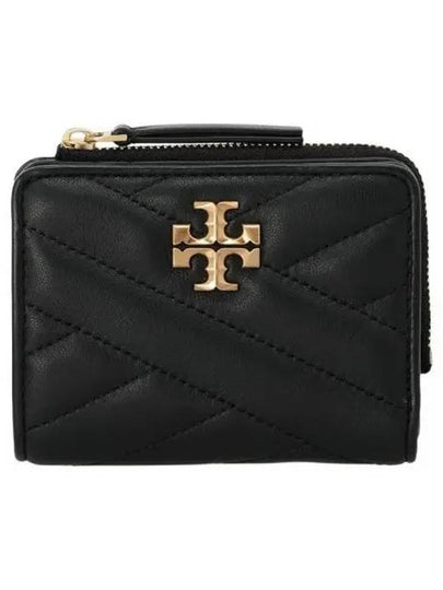 Chevron Half Wallet Black - TORY BURCH - BALAAN 2