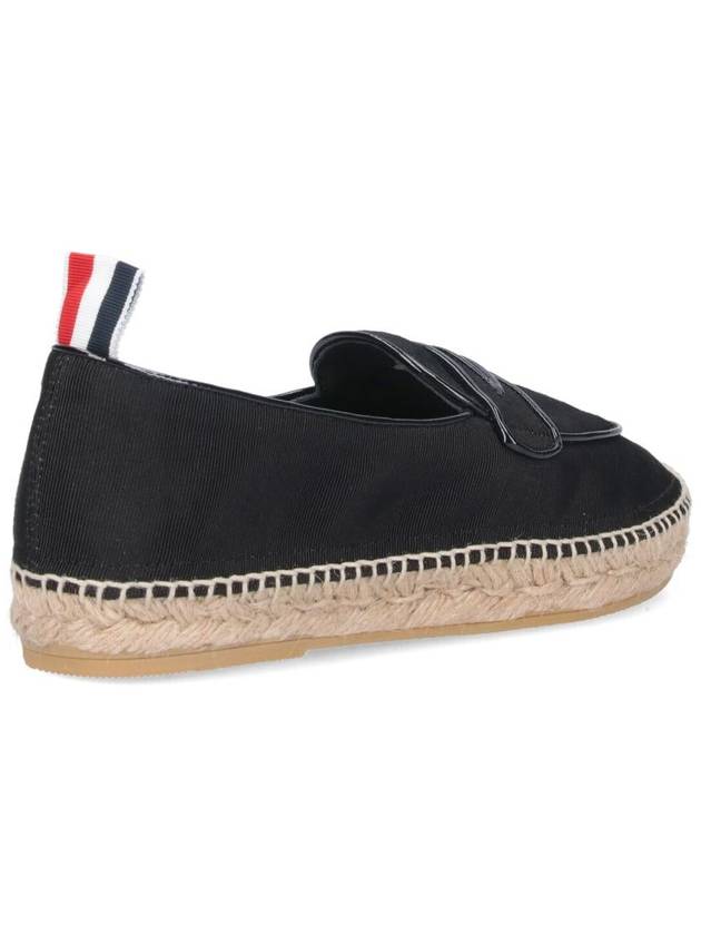 Grosgrain Varsity Penny Loafers Espadrilles Black - THOM BROWNE - BALAAN 5