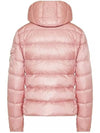 GLES Hooded Padded Jacket Pink 1A000 64 595ZZ 500 - MONCLER - BALAAN 3