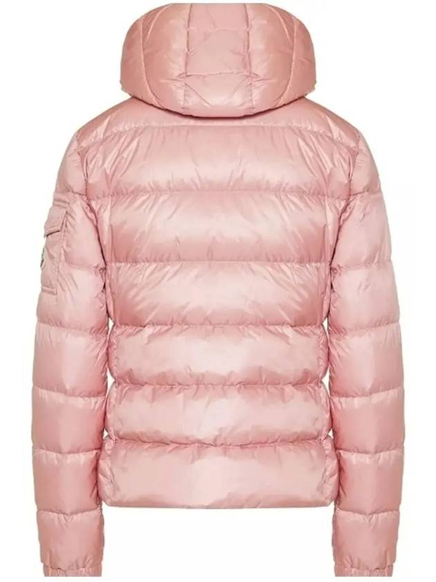 GLES Hooded Padded Jacket Pink 1A000 64 595ZZ 500 - MONCLER - BALAAN 3