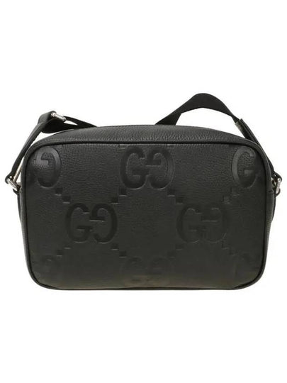 Men's Jumbo GG Messenger Bag Black - GUCCI - BALAAN 2