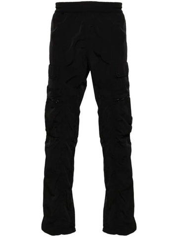 Chrome-R Regular Utility Straight Pants Black - CP COMPANY - BALAAN 1