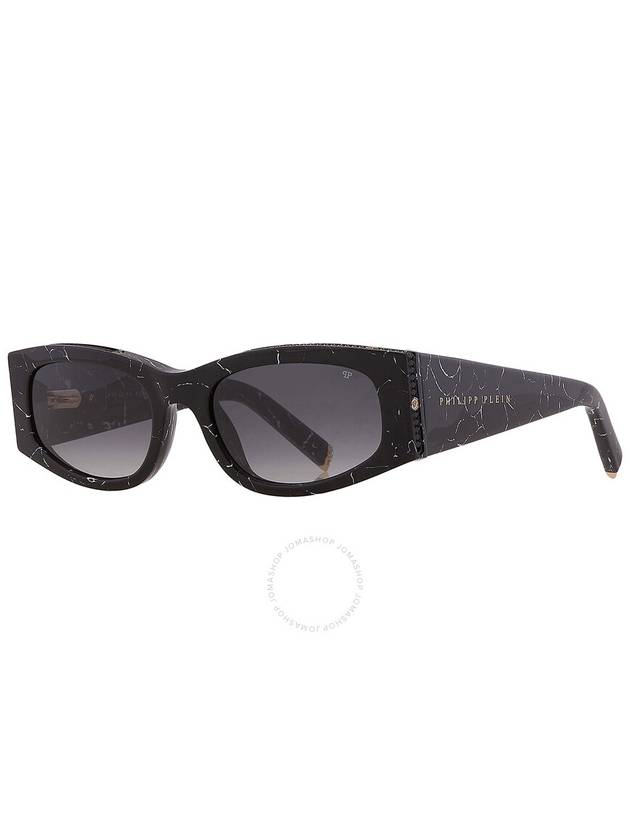 Philipp Plein Grey Gradient Oval Ladies Sunglasses SPP025S 0869 55 - PHILIPP PLEIN - BALAAN 3