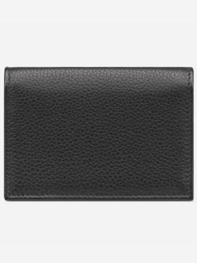 Saddle Oblique Jacquard Canvas Card Wallet Black - DIOR - BALAAN 7