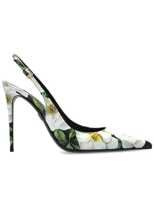 Dolce & Gabbana Heeled Shoes With Floral Motif, Women's, Multicolour - DOLCE&GABBANA - BALAAN 1