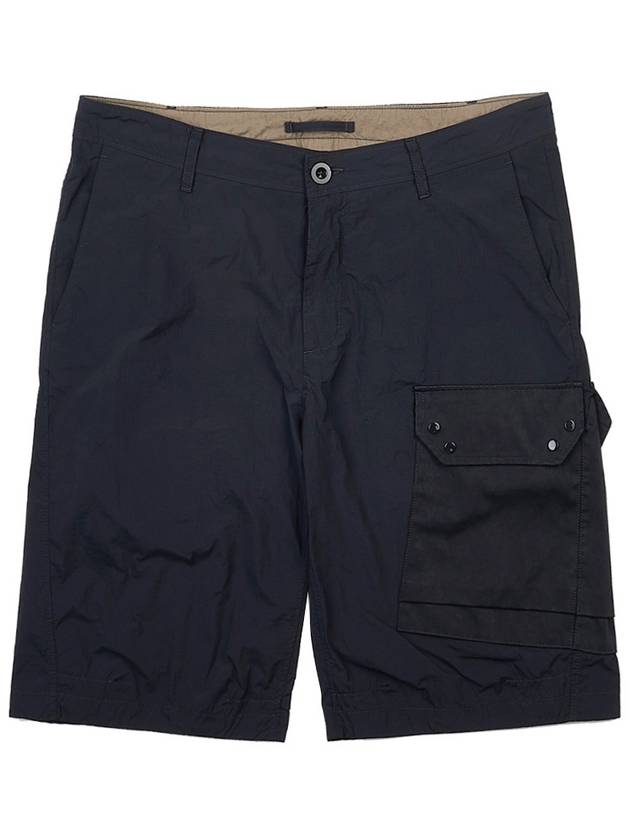 Nylon Tactel Cargo Bermuda Shorts Black - TEN C - BALAAN 9