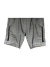 Plated Reflective Dust Colour Bermuda Shorts Grey - STONE ISLAND - BALAAN 4