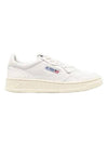 Medalist Logo Patch Low Top Sneakers White - AUTRY - BALAAN 1