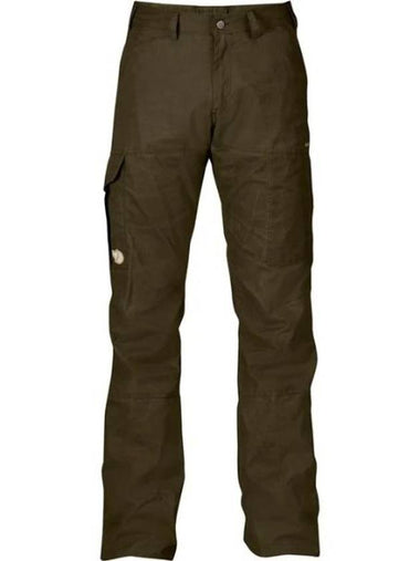 Men's Karl Pro Straight Pants Dark Olive - FJALL RAVEN - BALAAN 1