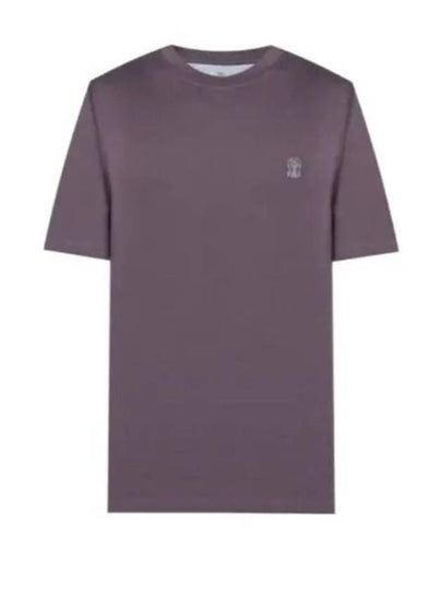 24 M0B138440 CSA11 logo short sleeve t shirt - BRUNELLO CUCINELLI - BALAAN 2