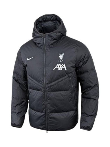 Liverpool FC Strike Stormfit Soccer Jacket Anthracite Wolf Gray Asia FD7140 061 - NIKE - BALAAN 1