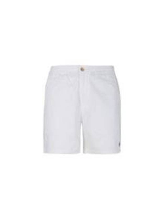 Men's Embroidered Pony Prepster Shorts White - POLO RALPH LAUREN - BALAAN 2