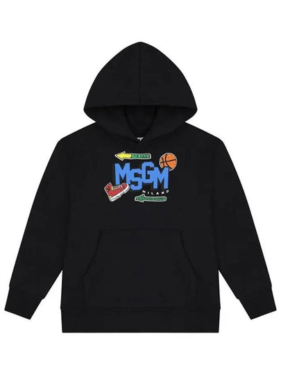 Kids Women s Logo Print Hoodie F4MSJBHS240 110 - MSGM - BALAAN 2