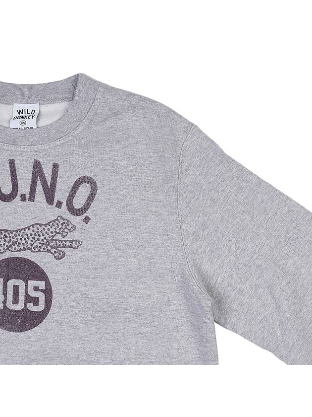 SUNO Cotton Sweatshirt Heather Grey - WILD DONKEY - BALAAN 5