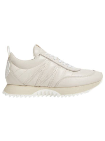 Pacey trainer low top sneakers milk white - MONCLER - BALAAN 1