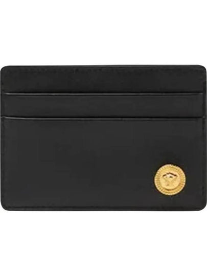 Circle Medusa Logo Two-tier Card Wallet Black - VERSACE - BALAAN 2