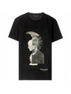 Mohawk Mohawk Short Sleeve T-Shirt Black - NEIL BARRETT - BALAAN 1