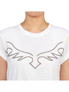 Women s short sleeve t shirt WM583Z WHITE - ALLSAINTS - BALAAN 5