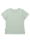 Pigment Dying Round T-Shirt MINT WOMAN M3322PRS11MNT - MALBON GOLF - BALAAN 3