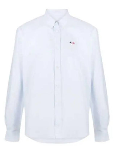 Tricolor Fox Patch Classic Shirt BD FM00400WC2010HM00400WC2010 WHP100 - MAISON KITSUNE - BALAAN 1