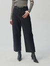 S L Shining pattern wide black denim pants - GOLD PERCENT - BALAAN 3