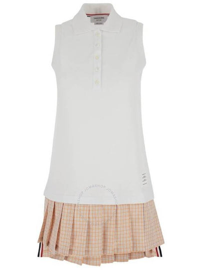 pleated panel polo dress FJD107A00050 - THOM BROWNE - BALAAN 2