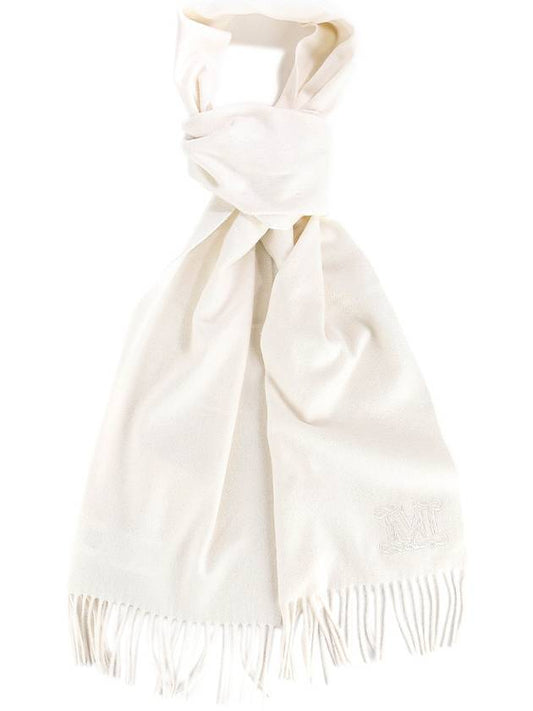 Wsdalia Cashmere Muffler Ivory - MAX MARA - BALAAN.