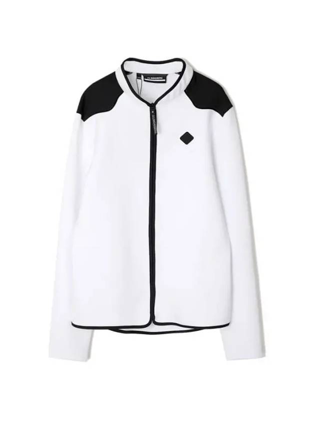 Hayden Mid Layer Zip-Up Jacket White - J.LINDEBERG - BALAAN 1