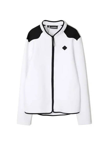 Hayden Mid Layer Zip-Up Jacket White - J.LINDEBERG - BALAAN 1