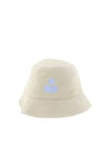 Haley Embroidered Logo Bucket Hat Ivory - ISABEL MARANT - BALAAN 2