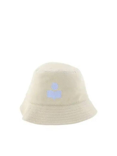 Haley Embroidered Logo Bucket Hat Ivory - ISABEL MARANT - BALAAN 2