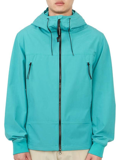 Shell R Goggle Hooded Jacket Blue - CP COMPANY - BALAAN 2