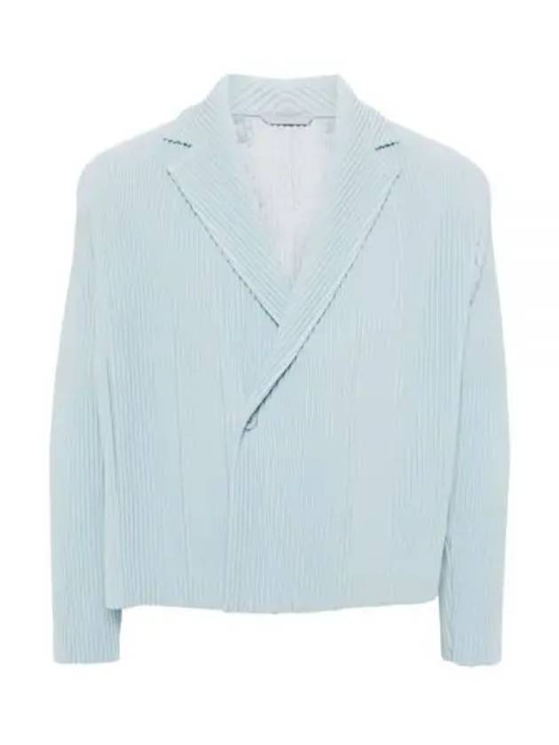 Tailored Pleated 2 Jacket Blue - ISSEY MIYAKE - BALAAN 2