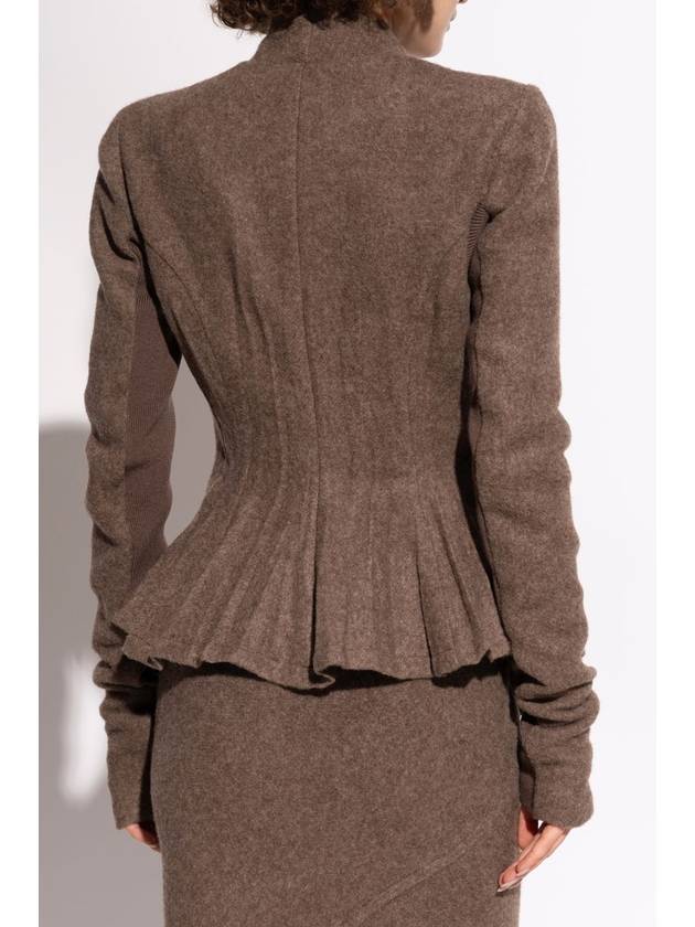 Rick Owens Jacket Hollywood, Women's, Brown - RICK OWENS - BALAAN 4