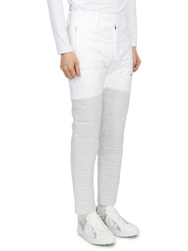 Men's Dialogue Hybrid Padded Pants White - HORN GARMENT - BALAAN 4