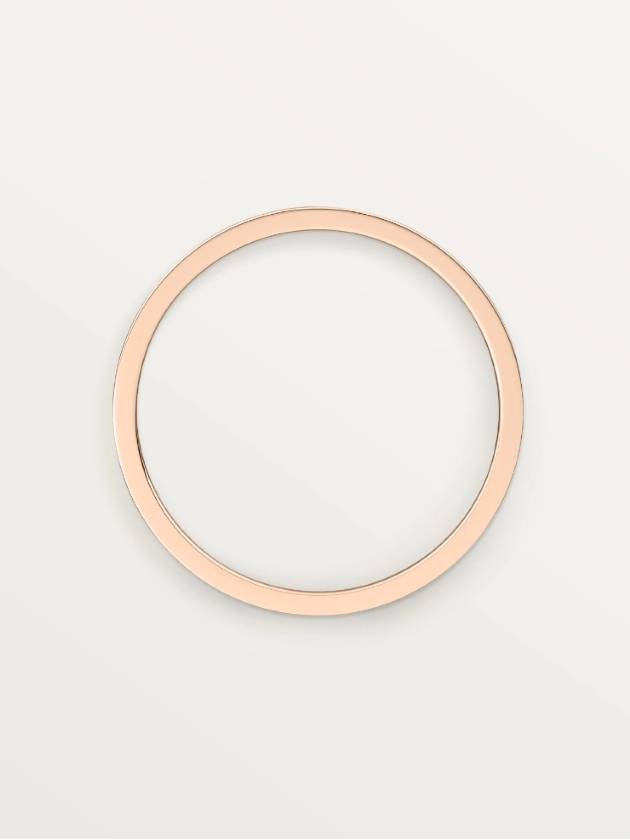 Love Wedding Band Ring Pink Gold - CARTIER - BALAAN 5