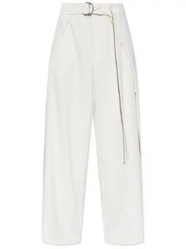 Belt Wide Pants Ivory - AMI - BALAAN 2