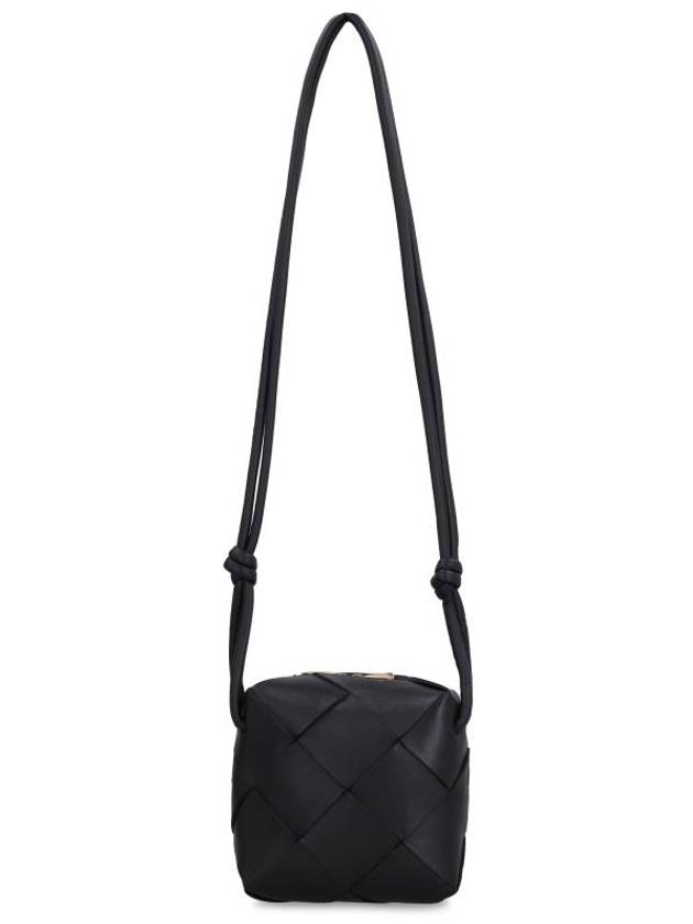 Cassette Intrecciato Mini Shoulder Bag Black - BOTTEGA VENETA - BALAAN 5