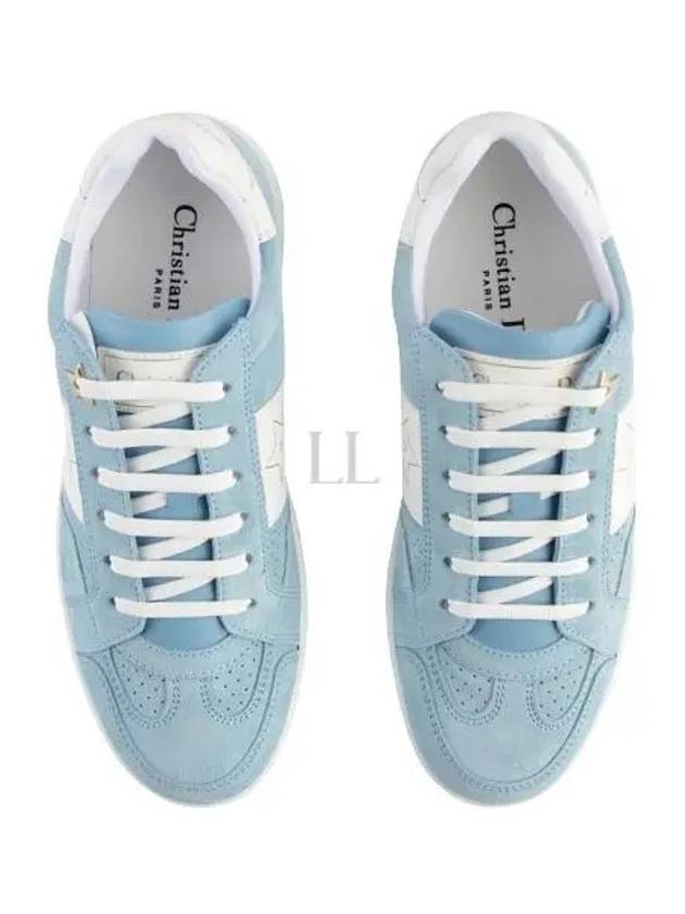 Star Suede Calfskin Low-Top Sneakers Pastel Blue - DIOR - BALAAN 2