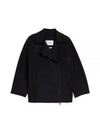 Rotondo Zip-Up Single Coat Black - MAX MARA - BALAAN 2