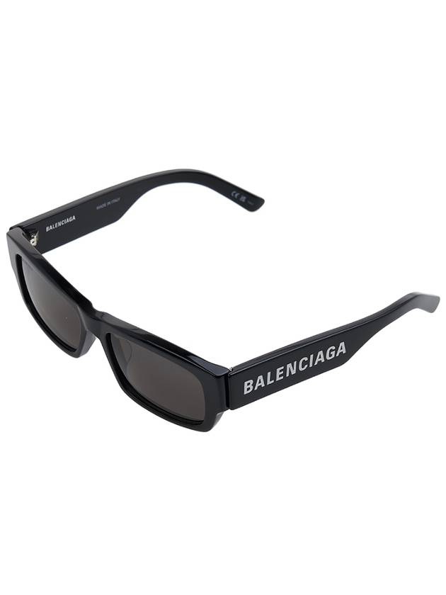 Acetate Rectangular Frame Sunglasses Black - BALENCIAGA - BALAAN 11