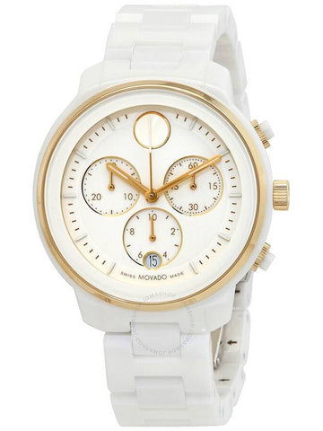 Movado Bold Verso Chronograph Quartz White Dial Ladies Watch 3600933 - MOVADO - BALAAN 1