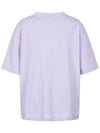 Flee loose fit round neck short sleeve T-shirt MW3SE060VIO - P_LABEL - BALAAN 3