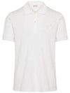 Skull Patch Short Sleeve Polo Shirt White - ALEXANDER MCQUEEN - BALAAN 2