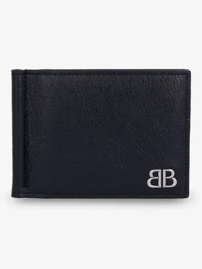 Logo Money Clip Half Wallet Black - BALENCIAGA - BALAAN 2