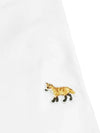 Baby Fox Patch Regular Short Sleeve T-Shirt White - MAISON KITSUNE - BALAAN 5