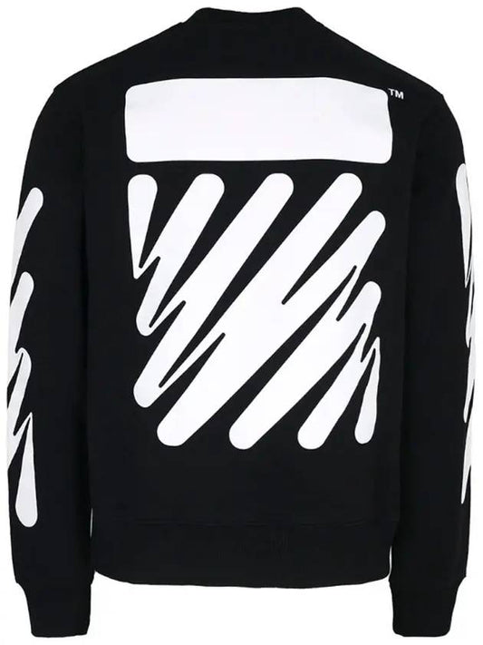 Wave Diag Sweatshirt Black - OFF WHITE - BALAAN 1