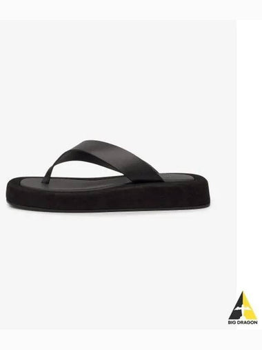 Ginza Sandals Black F1138L6525BLK - THE ROW - BALAAN 1