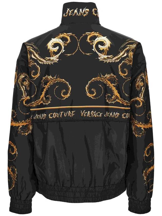 Chromo Couture Windbreaker Black - VERSACE - BALAAN 3