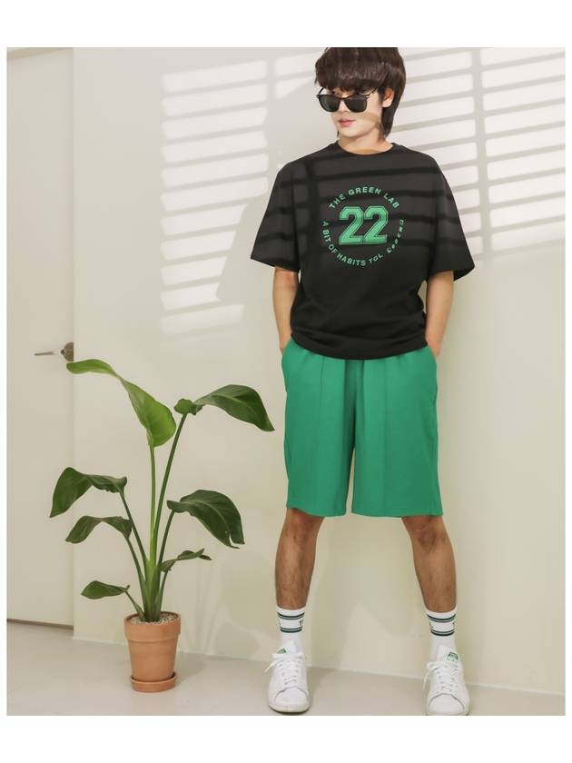 Essential Sweat Shorts Green - THE GREEN LAB - BALAAN 4